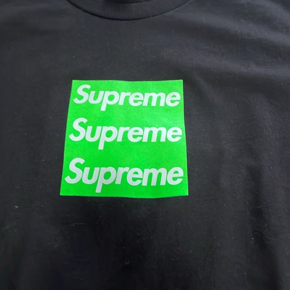 Asspizza triple box logo longsleeve 2021 glow in the dark - Picture 2 of 5